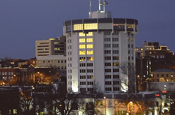 A company official with the Puri Group of Enterprises, which owns the Doubletree hotel seen in the file photo above, says the rough outline of Jefferson City's RFP for a conference center leaves him with questions