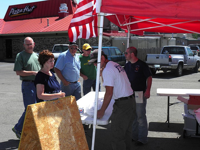 Many came out for the California Fire Department Annual Barbecue held Saturday, June 2, at the Village Green Shopping Center.