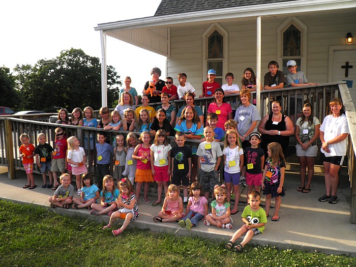 Grace United Methodist, Jamestown, and St. Paul's Evangelical Church, Jamestown, had 49 children registered from seven area churches with plenty of adult helpers during their Vacation Bible School which ran from June 4-6.