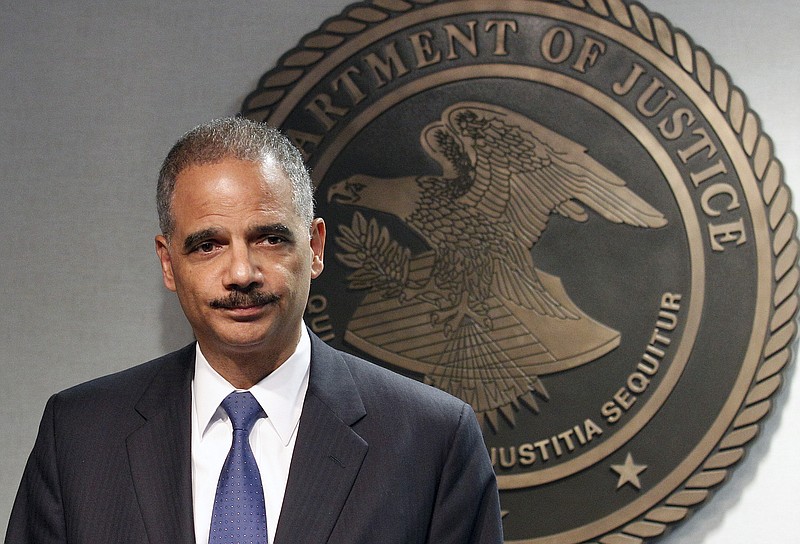 Attorney General Eric Holder speaks Thursday during a news conference in New Orleans. The House voted to make Holder the first sitting Cabinet member held in contempt of Congress.