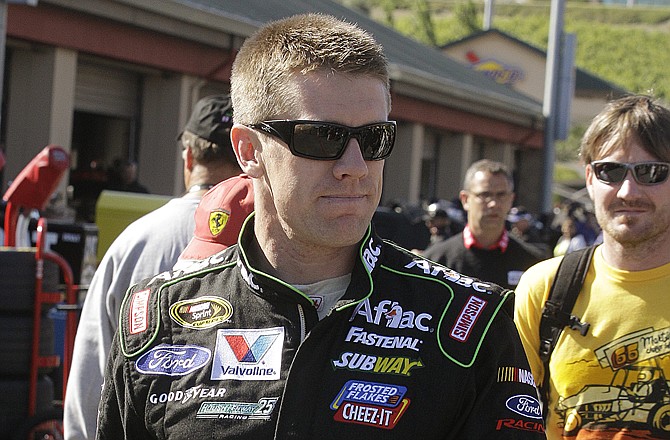 A year after losing a tiebreaker for the Sprint Cup season title, Carl Edwards is in danger of missing the Chase this season.