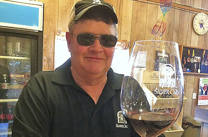 Dale Kirby, owner of A & K Cooperage, makes American Oak wine barrels for the Silver Oak Cellars winery in Napa Valley, Calif.