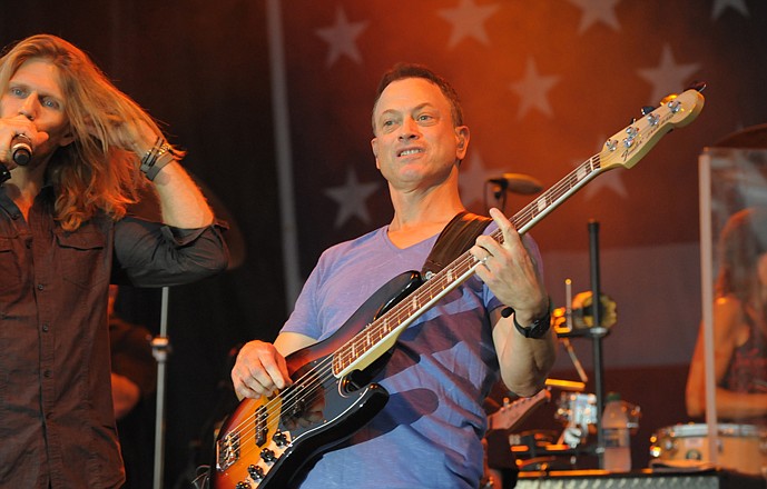 Gary Sinise and the Lt. Dan Band show for Operation Tyler on Friday evening at Apple Creek.