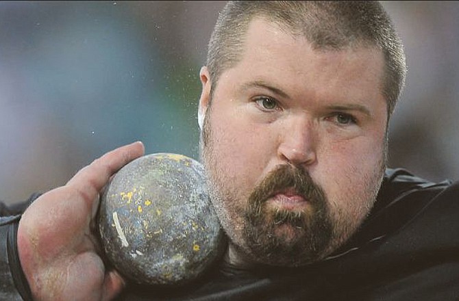 Eldon, Mo., native Christian Cantwell will compete in the men's shot put today at the Summer Olympics in London.
