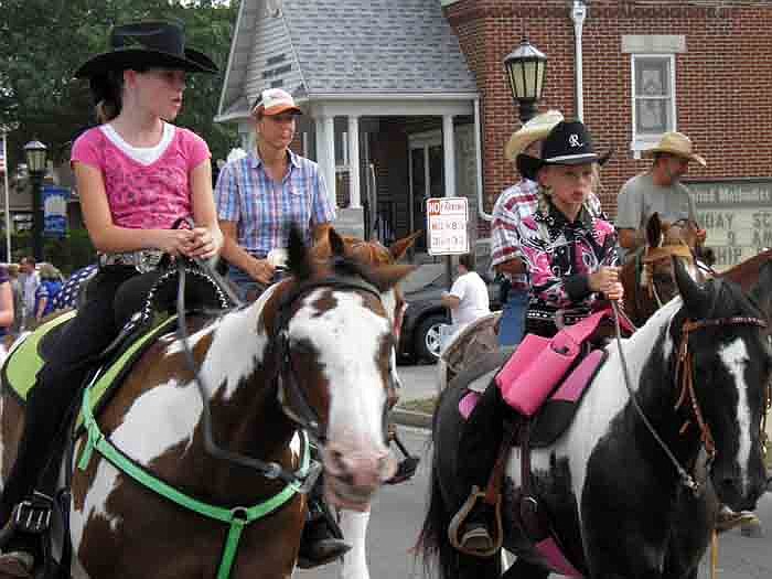 Horses were one of several modes of transportation at the 2012 Moniteau County Fair Parade held Saturday, Aug. 4.