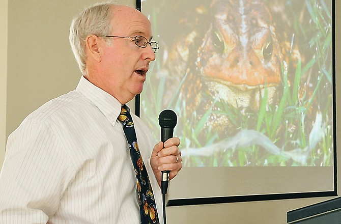 Douglas Tallamy, professor of entomology and wildlife ecology at the University of Delaware and author of the book "Bringing Nature Home," delivered a presentation last week at Lincoln University's Scruggs Center on the importance of preserving and maintaining an ecological balance and biodiversity.