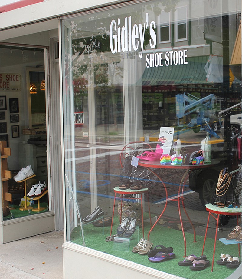 Gidley's Shoe Store, 521 Court St., plans to close on Oct. 27, ending 42 years of service to downtown shoe customers.

