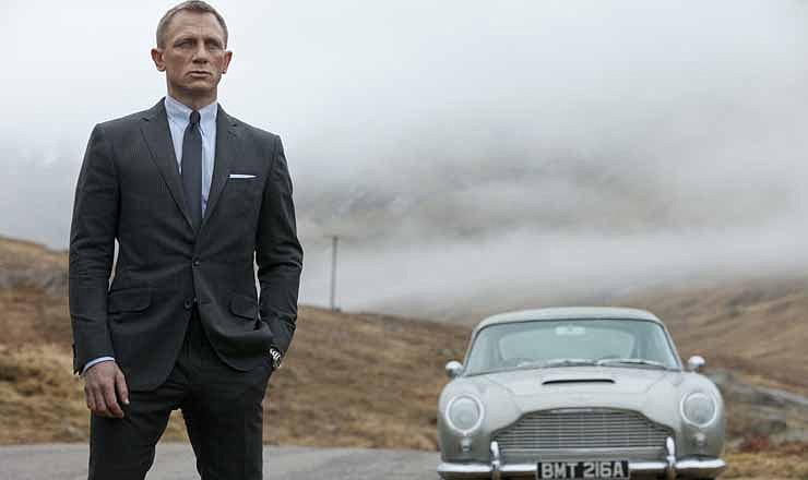 This publicity file photo released by Columbia Pictures shows Daniel Craig as James Bond in the action adventure film, "Skyfall." Agent 007 is real to millions of moviegoers, and once again they will flock to see Bond battle for queen and country when his 23rd official screen adventure, "Skyfall," opens fall 2012.