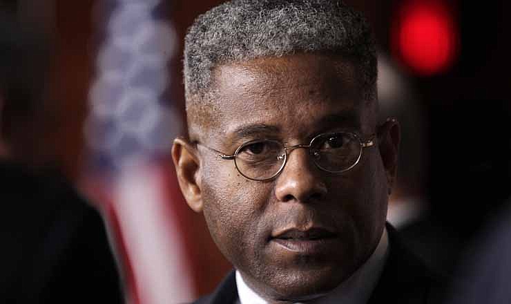 In this July 30, 2011 file photo, Rep. Allen West, R-Fla. talks on Capitol Hill in Washington. West agreed with former GE CEO Jack Welch's skepticism of the Labor Department's announcement on Friday, Oct. 5, 2012, that the unemployment rate had fallen to 7.8 percent in September from 8.1 percent the month before. 