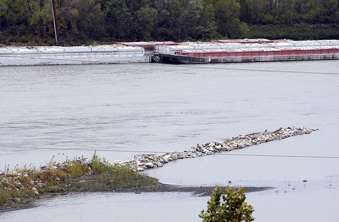 Low water has docked much of the barge traffic on the Missouri River.