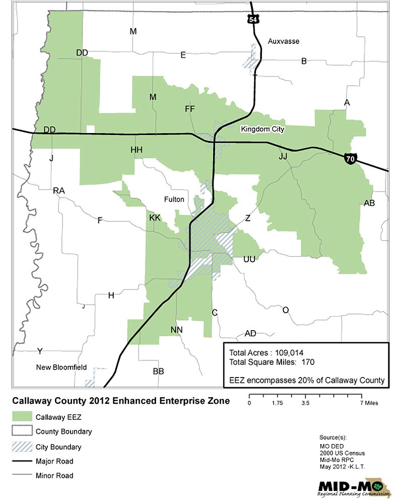 Callaway's proposed Enhanced Enterprise Zone