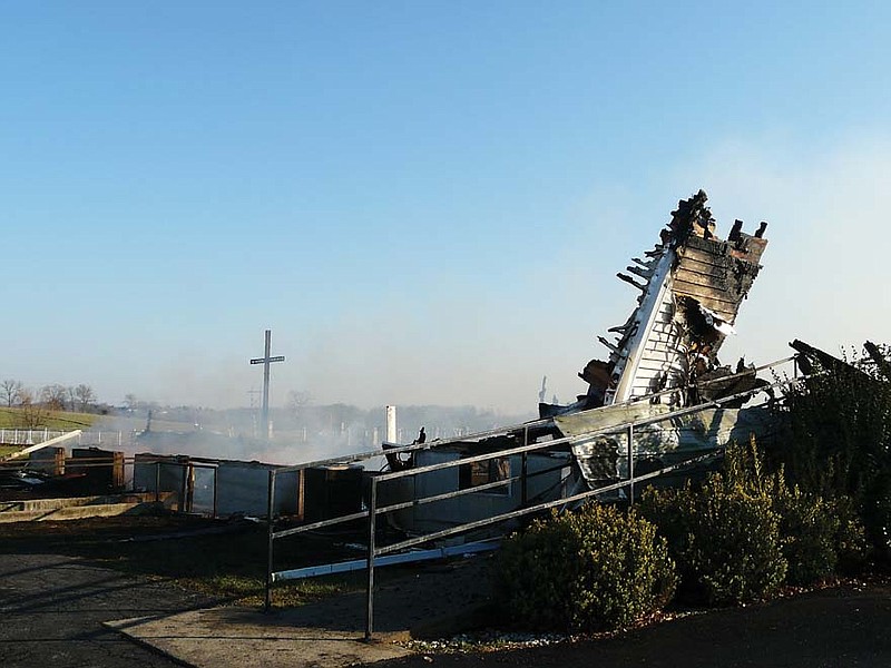 Pastor Ken Chapman said "We are going to have church where we always have it. We will bring blankets and chairs and meet outside, next to what's left of the church. It's too soon to say what we will do after that."
