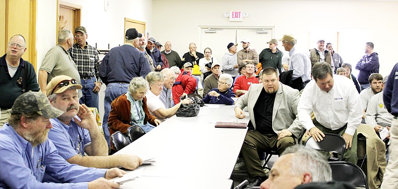 About 100 Callaway County residents jammed the Callaway County Health Department meeting room Thursday to attend a discussion of a proposed new enhanced enterprise zone that covers about 20 percent of Callaway County.