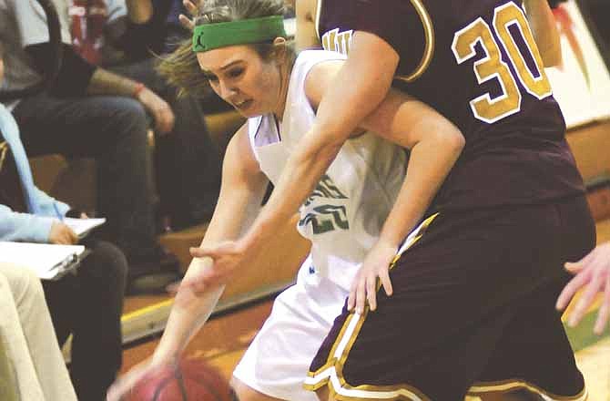 LeeAnn Polowy and the Blair Oaks Lady Falcons start the season tonight with a semifinal game against Boonville in the Eugene Tournament. (News Tribune file photo)