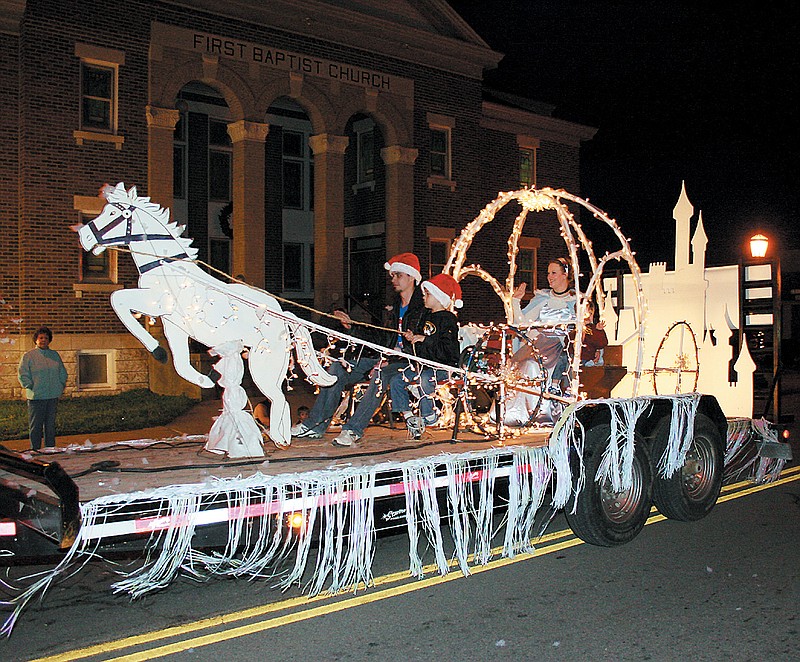 First place in the California Christmas parade with to Community Health Center (Cinderella).