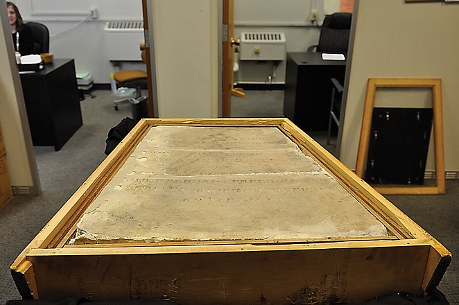 Thomas Jefferson's grave marker, which has been stored at MU for the past 130 years, will be restored by the Smithsonian Institute.