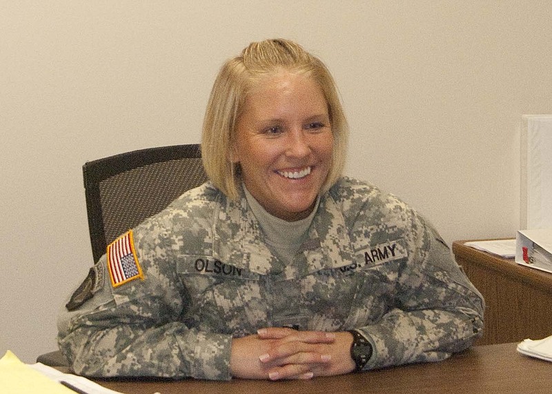 Ashland resident Marie Olson began her military career as a college student in 1997. Fifteen years later, she has experienced two overseas deployments and worked her way to the rank of captain with the Missouri National Guard.