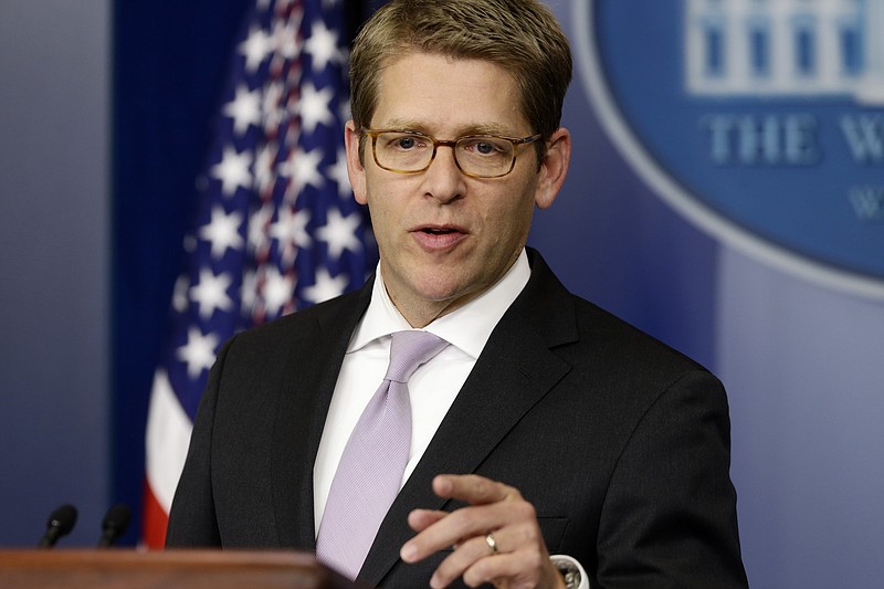 White House press secretary Jay Carney speaks Monday during his daily news briefing at the White House in Washington.