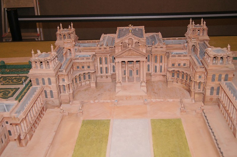 This scale model of Blenheim Palace, the birthplace of Winston Churchill, was commissioned by Hallmark Cards founder Joyce Hall. The model is part of a new exhibit opening at the National Churchill Museum on Jan. 16.                    