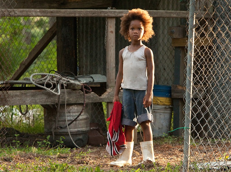 Quvenzhane Wallis is pictured portraying Hushpuppy in a scene from, "Beasts of the Southern Wild." Wallis is making history as the youngest girl to be nominated for best actress. 