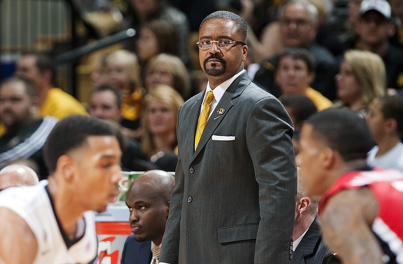 Missouri head coach Frank Haith watches the action during the first half of Wednesday's game against Georgia. Missouri plays at 10th-ranked Florida today.