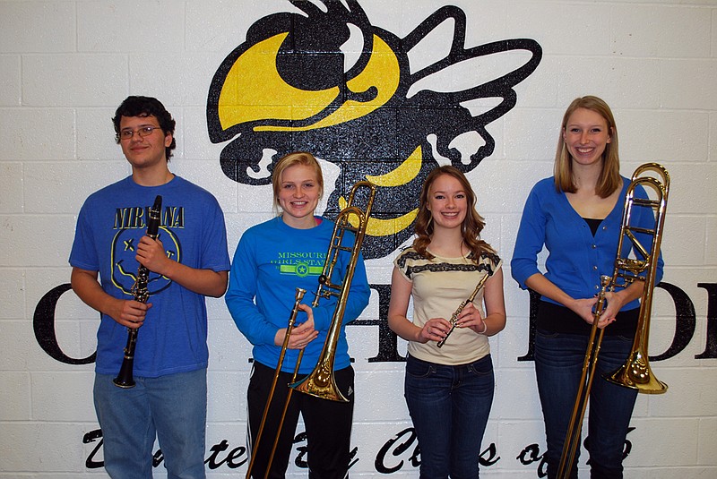 Fulton High School sophomore Josh VanNorman and seniors Anna Fink, Genevieve Randall and Fern Stevermer have been selected to represent FHS in the Missouri All-Star Band, the state's top honor band. The band will hold their only performance 3:30 p.m. Saturday, Jan. 26 at Tan-Tar-A Resort.