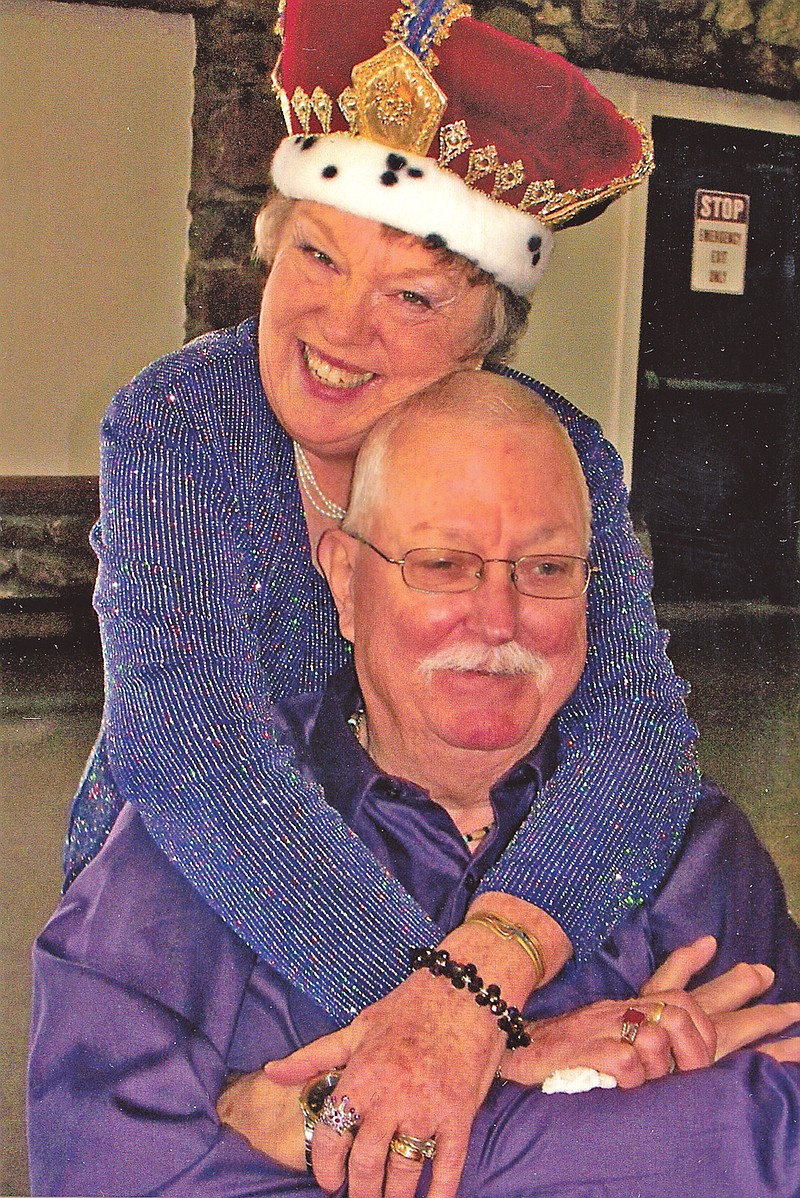 Edi Lambert is the new queen of the Classy Red Hatters, a Jefferson City chapter of the international Red Hat Society.