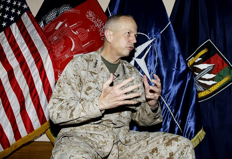 U.S. Marine Gen. John Allen expressed confidence that Afghan security forces will be able tackle the insurgency when they take the lead in the 11-year-old war against the Taliban this spring.