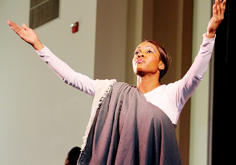 Members of the Lincoln University Dance Troupe and Mid-Missouri Artful Expressions performed Friday night at William Woods University in observance of Black History Month.