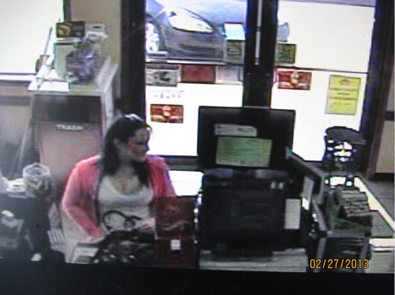 Store surveillance shows who Callaway County Sheriff's officials believe is the suspect in a recent rash of counterfeit $100 bills being passed in Callaway and neighboring counties.
