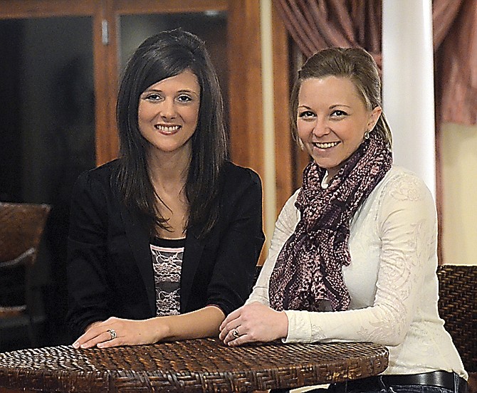 Alicia Arnett, left, and Lindsey Forck are the  organizer's of the first Jefferson City WOW Expo for women to be held Saturday at Truman Hotel. 
