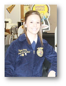 Cole County R-1 Schools Junior Taylor Young of the Russellville FFA Chapter was elected secretary for the 2013-2014 Area VIII FFA officer team. This is the first time in seven years that a member of the Russellville FFA Chapter has been selected to serve as an area officer. Submitted photo