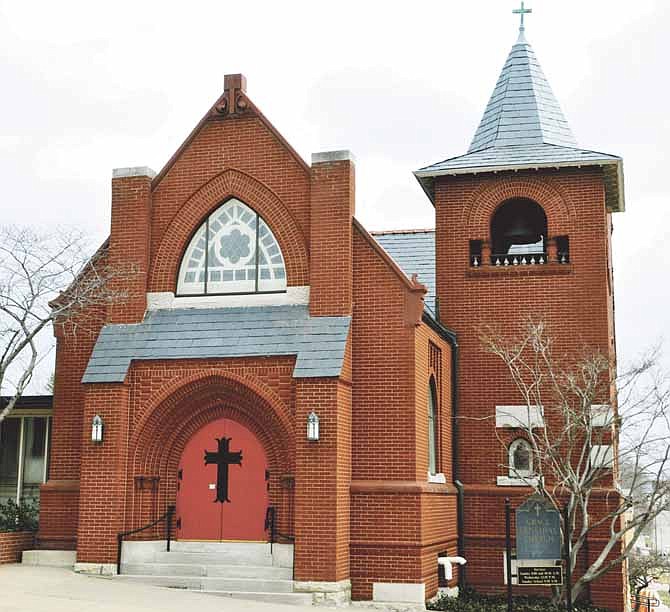 The Grace Episcopal Church on Adams Street is designated as a Jefferson City Landmark. 