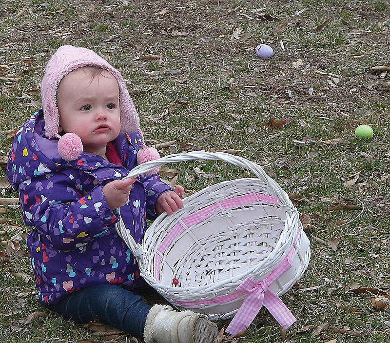 Children ages 0-10 awaited the word to begin hunting eggs Saturday, March 16, at the annual California Area Chamber of Commerce Easter Egg Hut.
