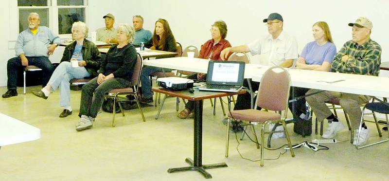 Stephens area residents gathered at the Stephens Community Center to learn more about Enhanced Enterprise Zones. The meeting was organized by the newly organized Callaway County Property Coalition, which opposes Enhanced Enterprise Zones.