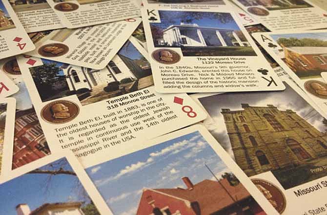A deck of playing cards has been created by the Historic City of Jefferson in honor of its 30th anniversary. The cards also serve as a fundraiser for the not-for-profit organization.