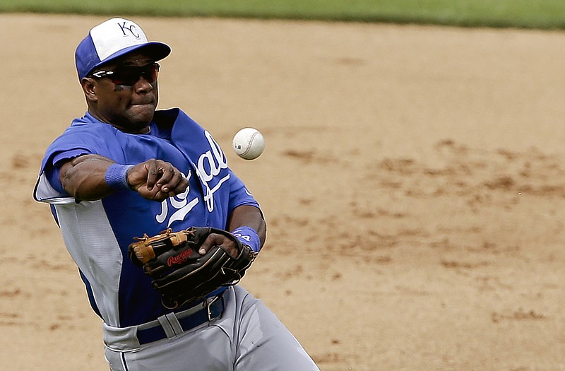 Miguel Tejada has made the Royals' opening roster as a utility player.