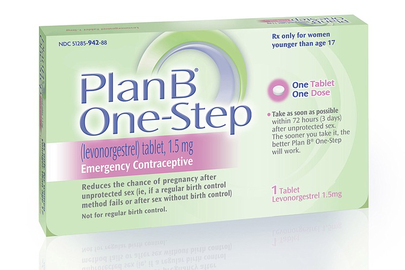 This undated image made available by Teva Women's Health shows the packaging for their Plan B One-Step (levonorgestrel) tablet, one of the brands known as the "morning-after pill."