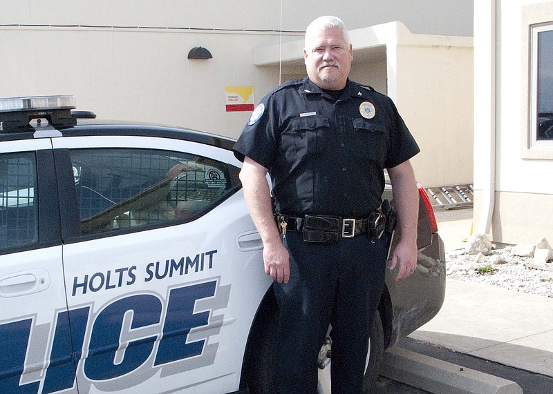 A veteran of the Marine Corps, Kyle McIntyre applies many of the lessons he learned from the military in his position as Holts Summit chief of police.   