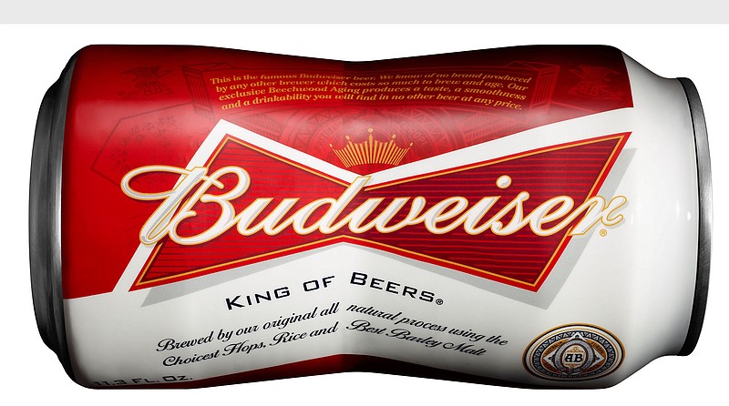Beginning May 6, Budweiser will offer a striking new 
bowtie-shaped aluminum can that mirrors the brand's iconic bowtie logo. 