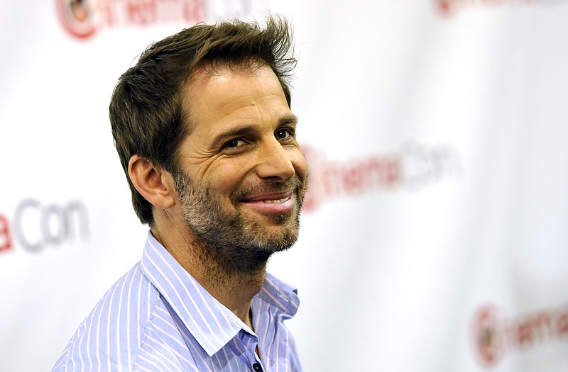 Zack Snyder, director of the upcoming film "Man of Steel," poses before the Warner Bros. presentation at CinemaCon 2013 at Caesars Palace on Tuesday,  in Las Vegas.