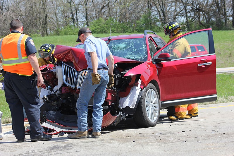 Two Fulton residents were left injured following a collision with a motor grader on US-54 Monday afternoon. Phillip M. Herbert and his wife, Sharon, sustained minor to severe injuries when he failed to notice a motor grader in the driving lane ahead of him while merging.