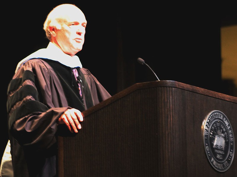 Don Tomnitz of Dallas, president of D.R. Horton Inc., the nation's largest home construction firm, delivers the commencement address Saturday to graduates of Westminster College in Fulton. He is a 1970 graduate of Westminster.
