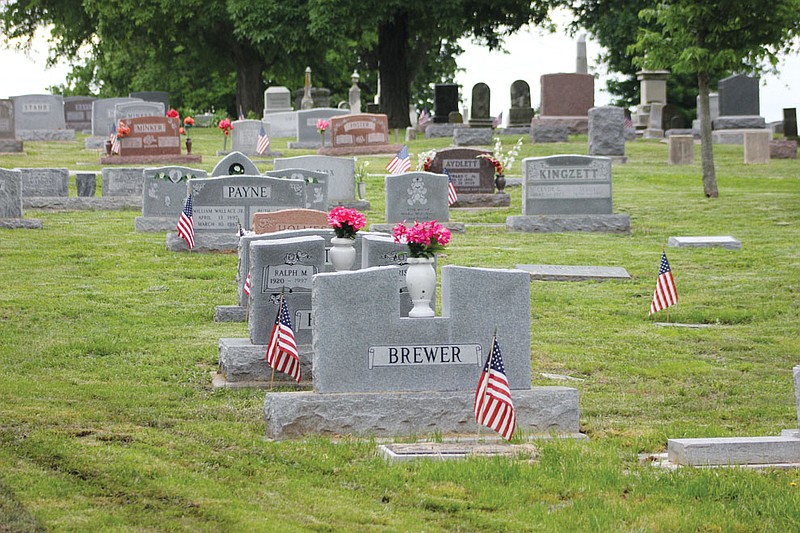 The American Legion placed more than 1,400 American flags at the graves of veterans buried in Fulton Wednesday, with about 630 going up in Callaway Memorial Gardens alone. The group also furnishes flags for those with loved ones buried out in the county by contacting David Beaver at (573) 642-5479 or Allan Nelson at (573) 642-8360.