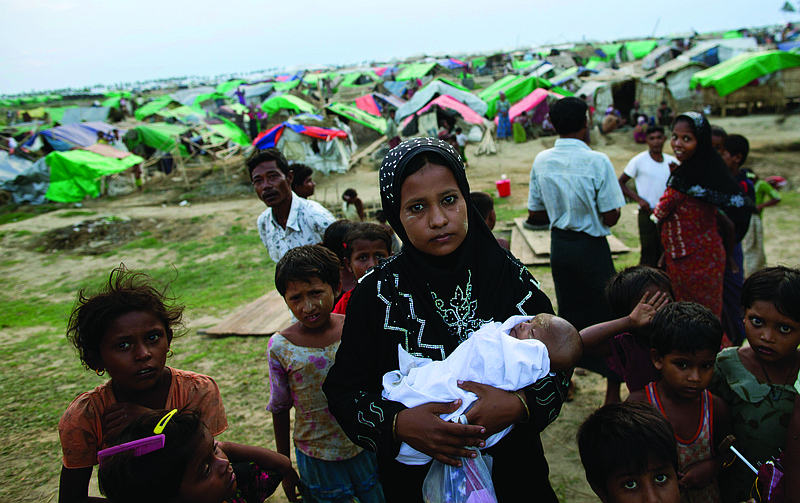 Authorities in Myanmar's western Rakhine state have imposed a two-child limit for Muslim Rohingya families, a policy that does not apply to Buddhists in the area and comes amid accusations of ethnic cleansing in the aftermath of sectarian violence.