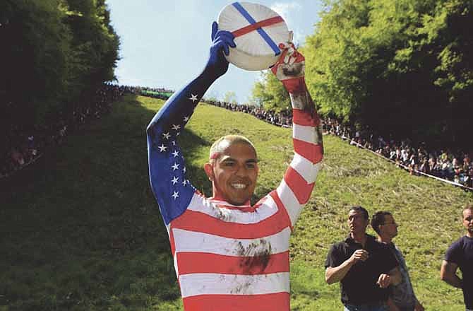 Helias High School 2004 graduate Kenny Rackers won the Gloucestershire Cheese Rolling race. Rackers was the first American to win the internationally acclaimed downhill competition.