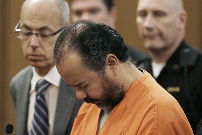 Ariel Castro stands before a judge Wednesday during his arraignment.