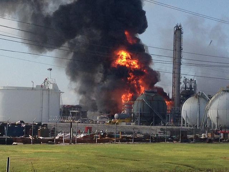 An explosion at The Williams Companies Inc. plant happened Thursday in the Ascension Parish town of Geismar La. The fire broke out Thursday morning at the plant, which the company's website says puts out about 1.3 billion pounds of ethylene and 90 million pounds of polymer grade propylene a year.