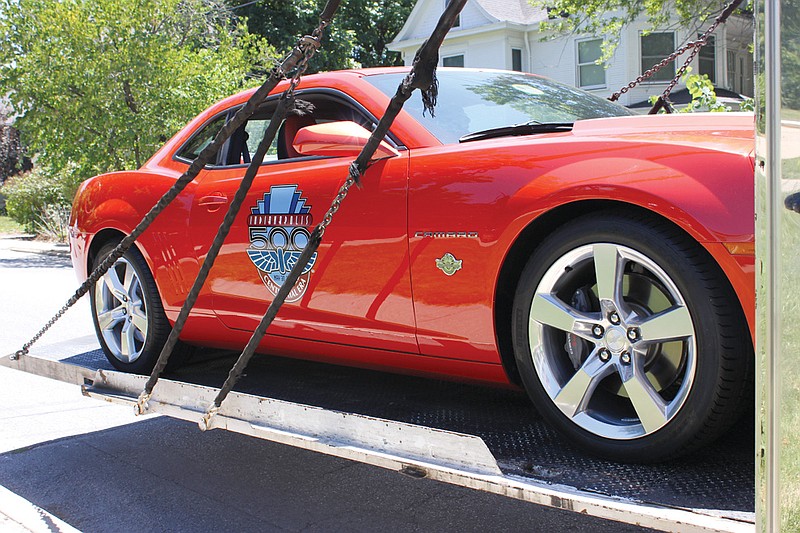 Plenty of tickets are still available to win this 2010 Camaro, used as the pace car for the 2010 Indianapolis 500. The car will be raffled off following the Fourth of July parade.