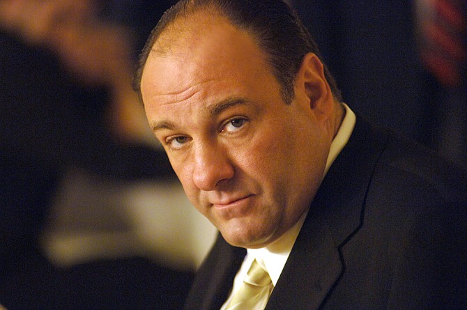James Gandolfini is shown in his role as Tony Soprano, head of the New Jersey crime family portrayed in HBO's "The Sopranos." HBO and the managers for Gandolfini say the actor died Wednesday in Italy. He was 51.